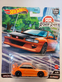 1:64 Hot Wheels Premium Ronin Run 1998 Subaru Impreza 22B STI