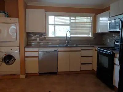 1100 sqft upper floor for rent. 2 bedrooms and 1 bathroom. Stylish suite includes large living room...