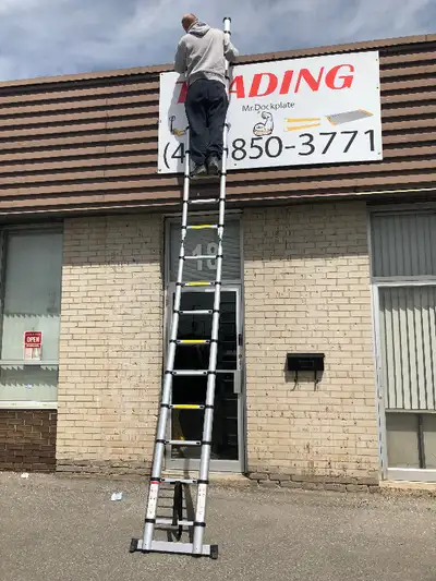 Telescopic Ladders 12ft, 17ft, A Frame 18ft light wgt capac150kg, View more