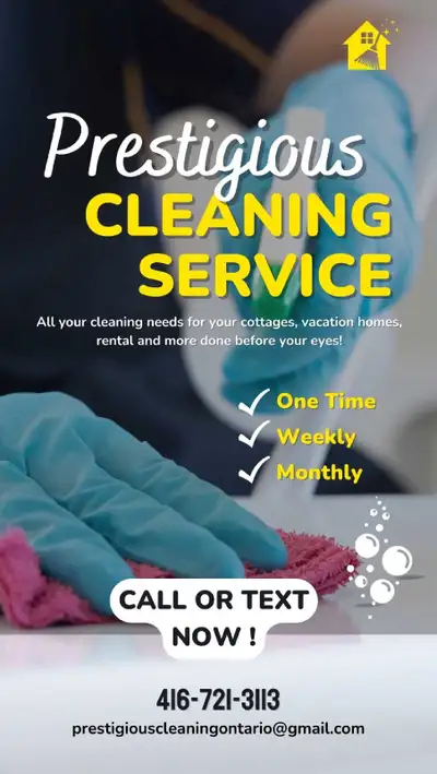 Cottage and Air BnB  Cleaning available , View more