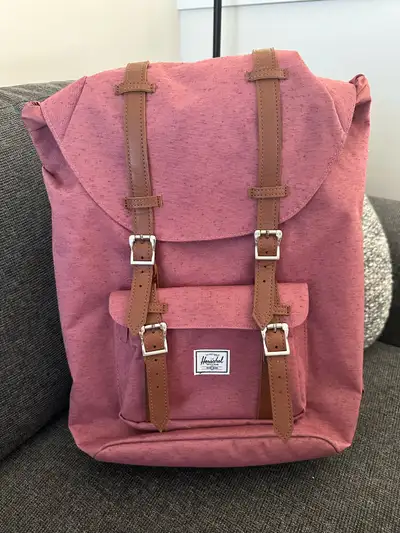 LIKE NEW MAUVE HERSCHEL KNAPSACK , View more