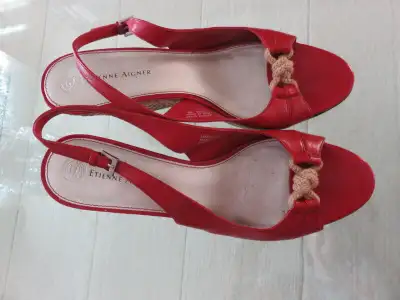 2 PAIRS OF LEATHER SANDALS, View more