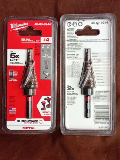 Milwaukee Step Drill Bit Set, View more