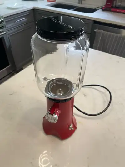 Sturdy KitchenAid construction, vintage coffee grinder. Perfect condition, works great, glass and me...