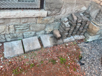 Interlocking brick and patio stones for free