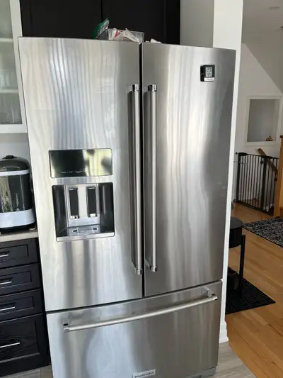 Kitchenaid Fridge Stainless Steel , View more