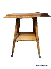 Antique Quarter-Cut Oak Table