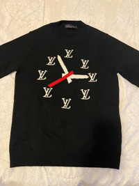 Brand New Louis Vuitton SS21 Clock Wool Knit Sweater - Size L
