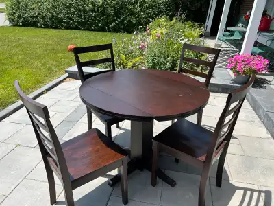 Dining kitchen Table with 4 Chairs, View more