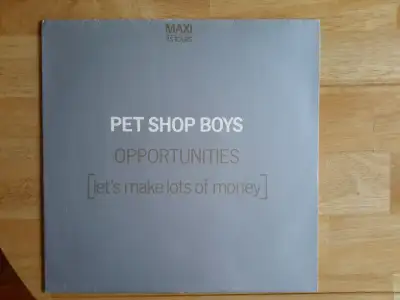 Pet Shop Boys Opportunities 3 remixes french 12'' vinyle 1986, View more
