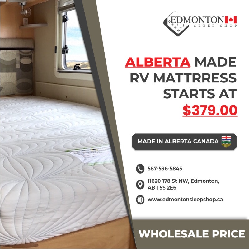 Alberta made RV mattresses Starts 379.00 Beds & Mattresses