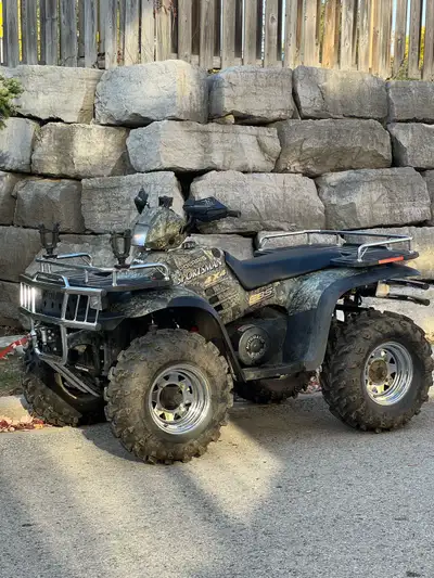 One of a kind camo chrome Sportsman 500. It is in spectacular shape and rides like no other machine...