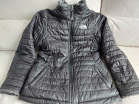 Manteau noir North Face pour fille (XL)