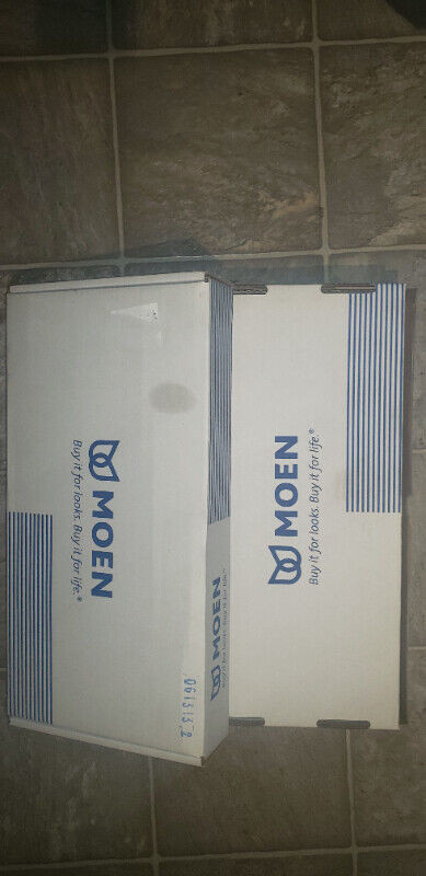 MOEN 6100 LEVEL SINGLE HOLE BATHROOM FAUCET - CHROME --NEW--$160 in Plumbing, Sinks, Toilets & Showers in Calgary - Image 4