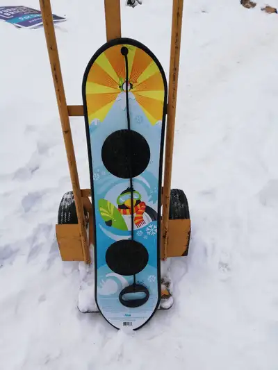Kid sized snowboard. Winter sports equipment. I deliver!, View more