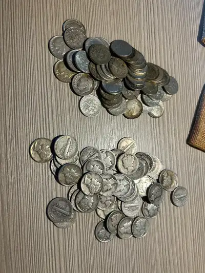 USA Silver Dimes, View more