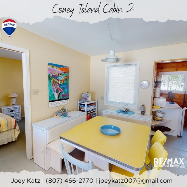 Vacay Opportunity on Coney Island 2 Cabins Land for Sale Kenora