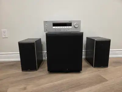 Yamaha Receiver and Polk Audio speak, View more