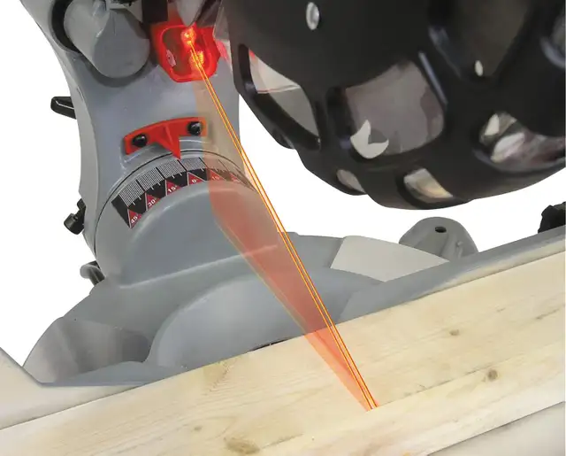 10-Inch Sliding Compound Miter Saw with Twin Laser, Grey (New) in Power Tools in City of Toronto - Image 8