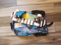 Kids Skateboard Backpack Sports Bag for Athletes outdoor VINTAGE
