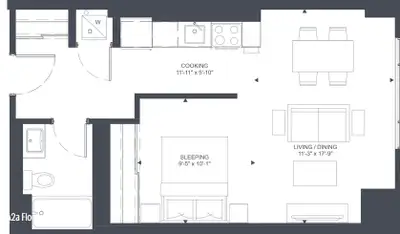 Looking for someone to take over lease at a studio apartment in a newer building near ByWard Market....