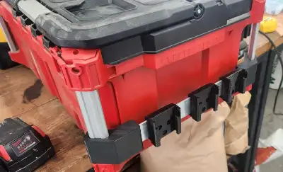 Holds 3 m18 batteries $30