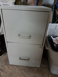 Small Filing Cabinet. Two Drawers