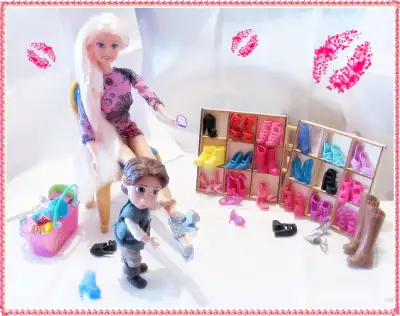 FLYNN RIDER IS GOING TO HELP BARBIE FIND SOME NEW SHOES!, View more