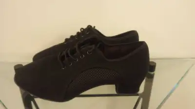 SWDZM Men and Women Ballroom Dance Shoes Size 8.5, View more