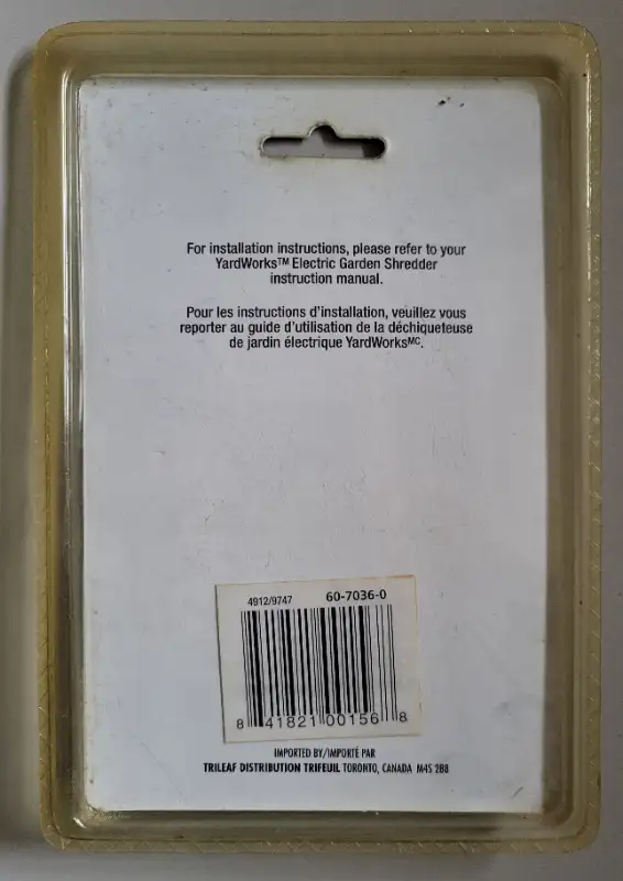 Dymax Replacement BladesFits Yardworks Electric Garden Shredder in Lawnmowers & Leaf Blowers in Oshawa / Durham Region - Image 6