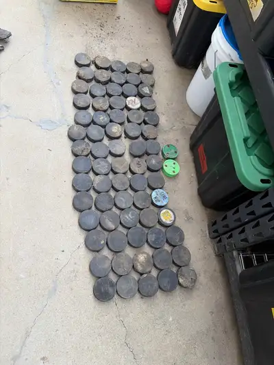 70 Hockey Pucks, View more
