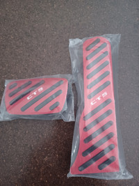 Red Aluminum Brake & Gas Pedal Cover For Cadillac CT5 -brand new