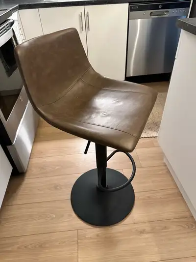High end leather bar stool, View more