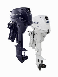 TOHATSU MFS20EL 20HP Outboard (sold as a bundle with the boat)