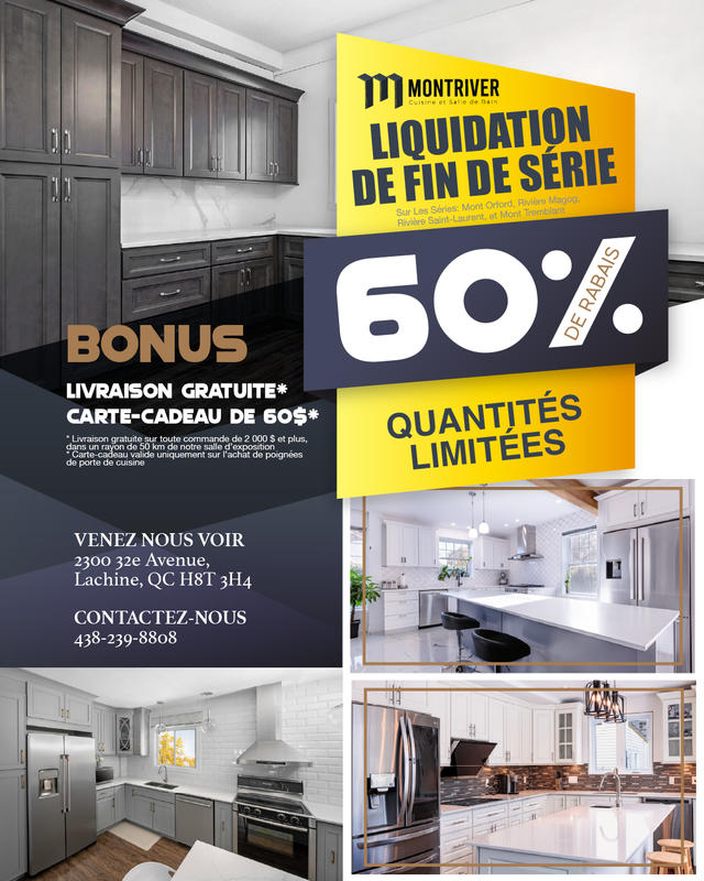 LIQUIDATION DE FIN DE SÉRIE 60 % DE RABAIS in Kitchen & Dining Wares in City of Montréal - Image 2
