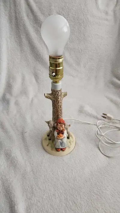 Hummel Vintage Figurine Lamp, View more