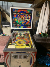 Bally space time pinball machine 