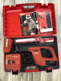 Hilti WSR 650-A Recip Saw with 1 24V 4AH Battery, Charger & Case