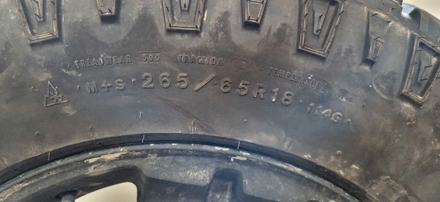 Set of 4- 18" Tires. Goodyear Wrangler Duratrac w/ Alloy Rims in Tires & Rims in Trenton - Image 4
