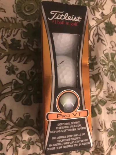 Boxes of Titleist Pro V1, View more