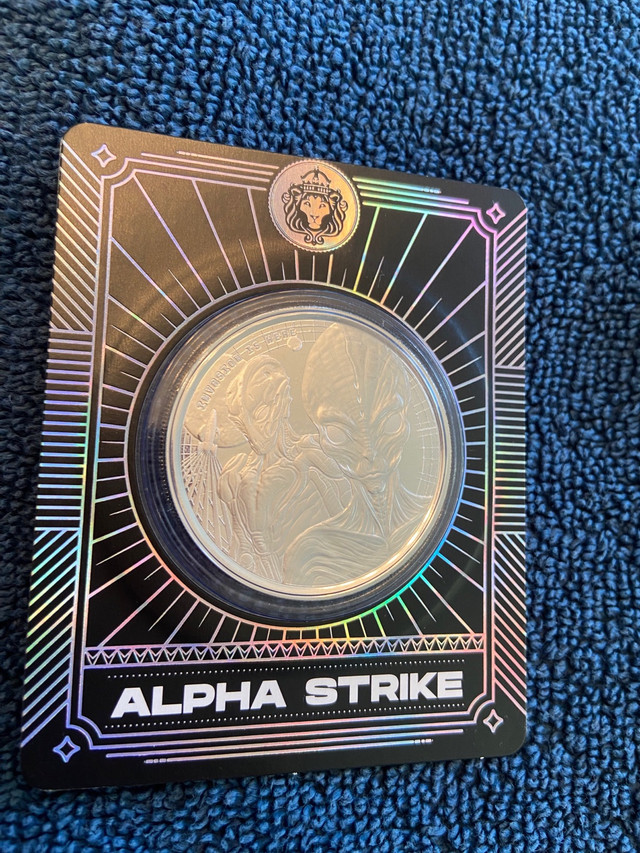 Scottsdale Mint- Pure Silver-Alpha Strike Alien in Arts & Collectibles in Chilliwack