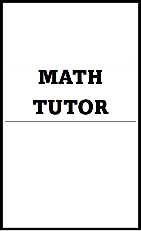 Math Tutorial Sessions in Tutors & Languages in Oakville / Halton Region