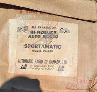 Sportamatic transistor radio 