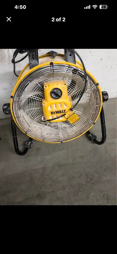 dewalt fan 4 speeds, View more