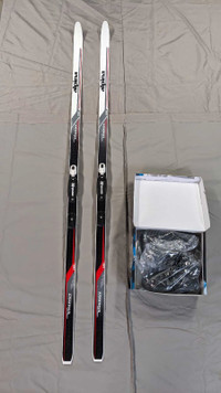 Classic xc skis, boots and poles 