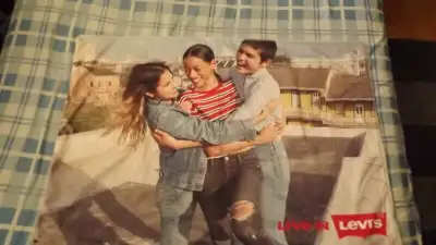 LEVIS SILKY MATERIAL STORE ADVERT BANNER:SEXY LATINAS ON ROOFTOP, View more