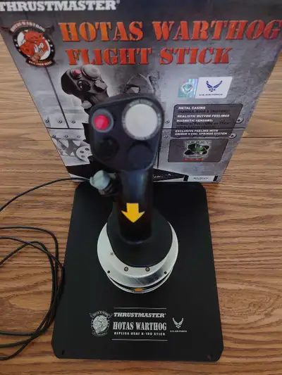 Thrustmaster HOTAS Warthog A10-C Flight Joystick. Condition is Used - Like New. Everything functions...