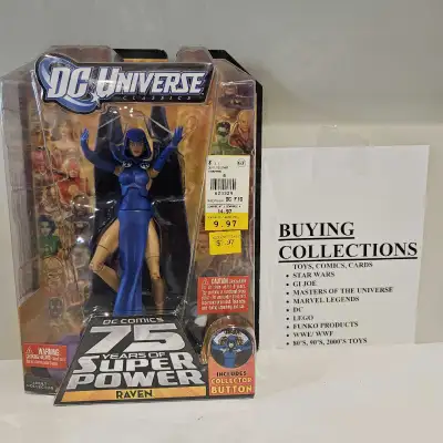 DC Universe Raven Figure 75 years Super powers , View more