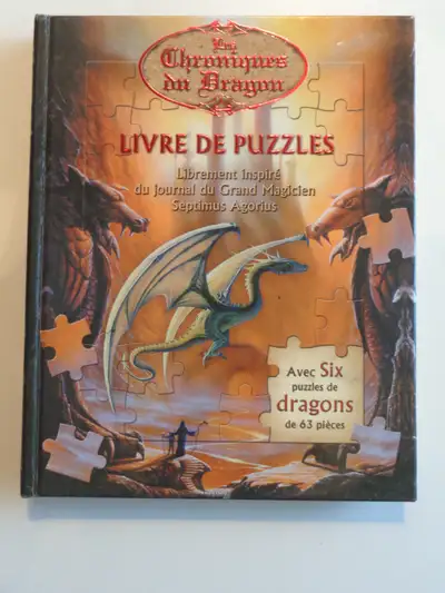 Livre de casse-tête de 63 pièces de dragons, View more