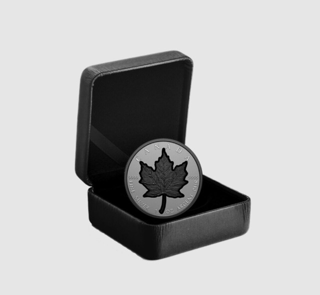 2023 Canada 1 oz.  Super Incuse Silver Maple Leaf Coin in Arts & Collectibles in Edmonton - Image 4